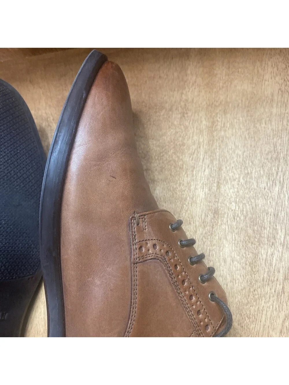 Cole Haan Grand 2.0 Shoes Mens Size 9.5 M Brown Leather C30626 Casual Preppy